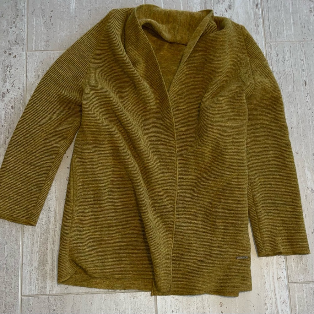 Cozy Olive Kuna Baby Alpaca Cardigan for Women